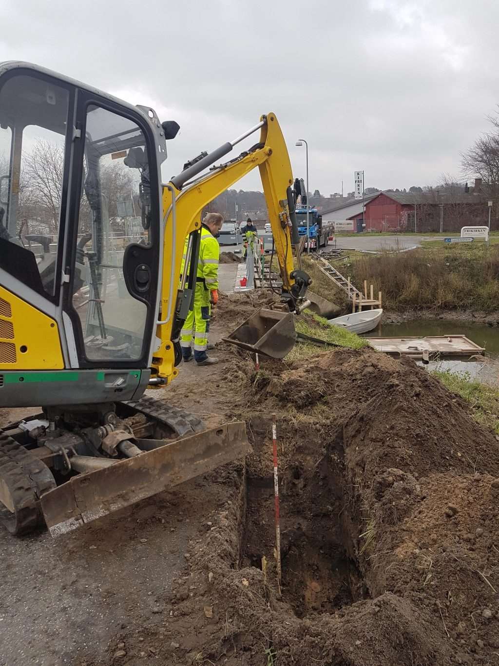 Arbejde på Frederikssundbroen, Sjælland