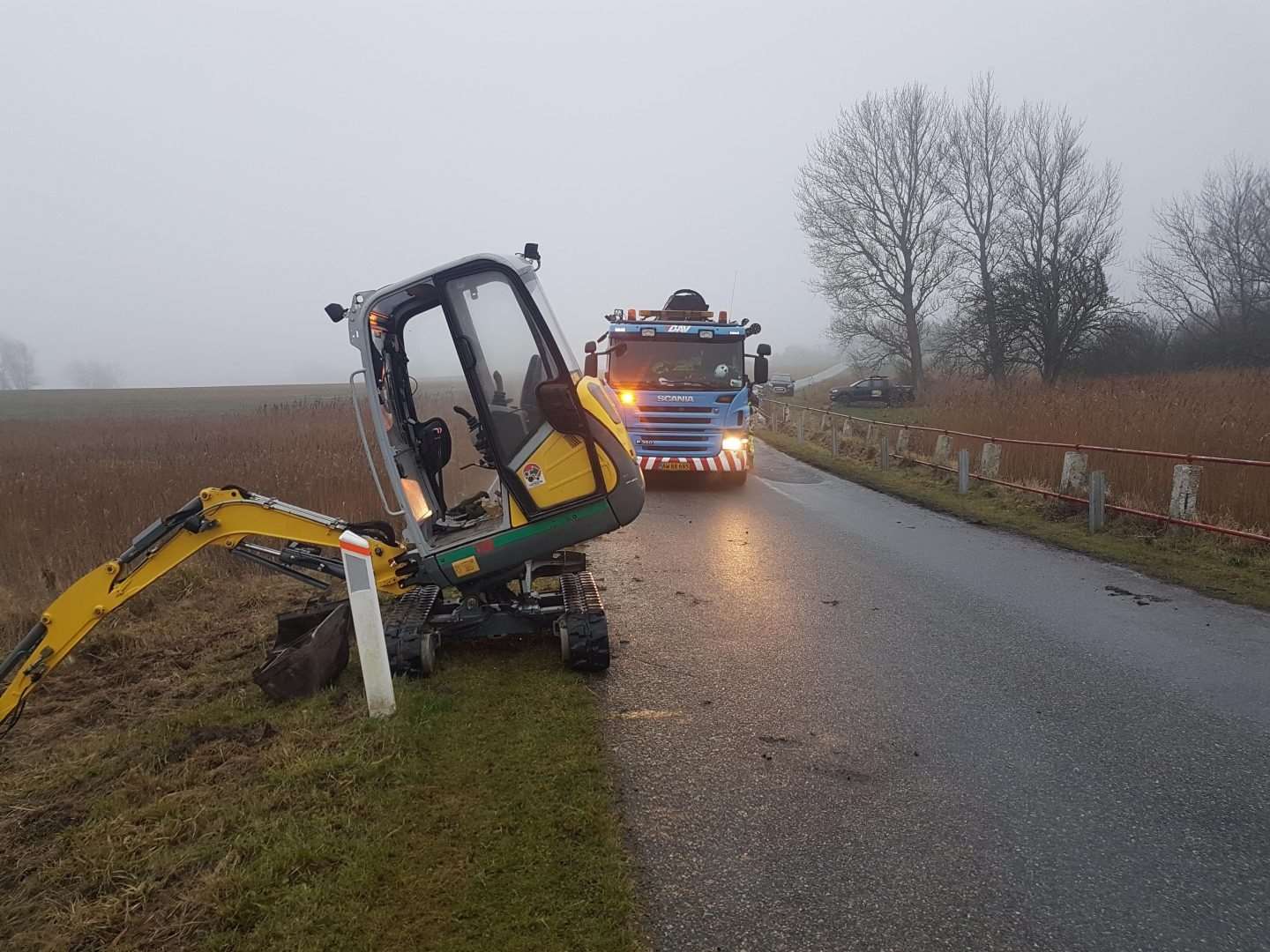 Kabel nedgravning på Falster, Sjælland