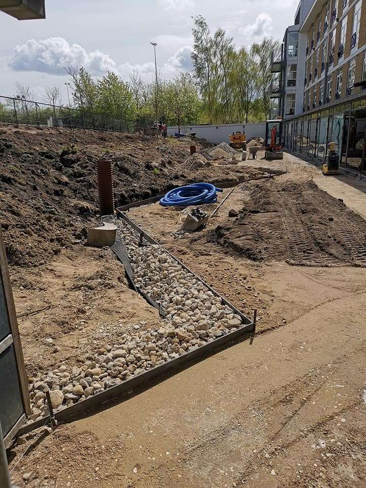 Udlejning af mandskab til nedgravning af kabel, betonarbejde, gravearbejde, kloakarbejde og brolægning på hele Sjælland